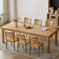 Contemporary Rectangular Solid Wood Dining Table with 4 Foot Clearhalo 'Dining Tables & Seating' 'Dining Tables' 'dining_table' 'furn' 'furn_dining_table' 'Furniture' 'Kitchen & Dining Furniture' 1200x1200_f3bb8955-91ea-404b-8045-bc463c2fb6be