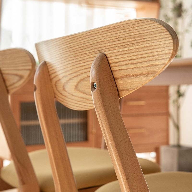 Contemporary Wooden Indoor Open Back Dining Side Chair of 16'' Wide Dining Chair Clearhalo ' kitchen&dining_furn' 'Dining Chairs' 'Dining Tables & Seating' 'dining_chair' 'furn' 'furn_dining_chair' 'Furniture' 'furniture_dining_chair' 'Kitchen & Dining Furniture' 'kitchen' 1200x1200_f3bc9dc2-282b-4b81-8880-7cb7e17286c7