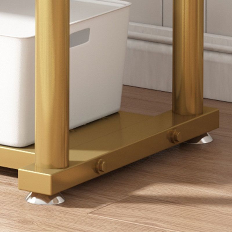 Estante de pelaje de estilo industrial Pure Color Free Standing Metallic Coat Rack