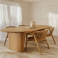 MODERNA DESK OFFAD OVAL OVAL MODERNA STRASSIONE con 2 gambe per la casa