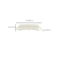 Curved Armless Sectional Sofa Faux Leather Stain-resistant Sectional Clearhalo 'furn' 'furn_sectionals' 'Furniture' 'Living Room Furniture' 'Sectionals' 1200x1200_f3bd7eb7-9de2-4c57-ac04-f9cc473a0172