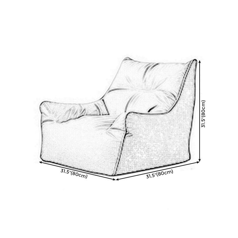 Sedia in vetro in pelle 31,4 "l x 31,4" w x 31,4 "H armi incluse sedia