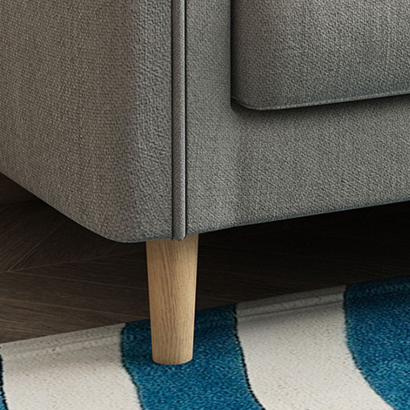 Scandinavian Loose Back Sofa 3-Seat Slipcovered Linen Square Arm Sofa Clearhalo 'furn' 'furn_sofas' 'Furniture' 'furniture_sofas' 'kitchen' 'kitchen_sofas' 'Living Room Furniture' 'Sofa' 'sofas' 1200x1200_f3bf023c-d7c4-4f8e-bd03-9080bfc357fb