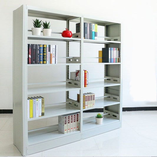 78.7-inch H Contemporary Style Cube Bookshelf Metal Bookcase with 5 Shelfs