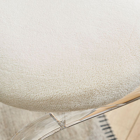 Acrylic Dining Arm Chair Open Upholstered Chair for Dining Room Clearhalo 'Dining Chairs' 'Dining Tables & Seating' 'dining_chair' 'furn' 'furn_dining_chair' 'Furniture' 'Kitchen & Dining Furniture' 1200x1200_f3c15348-92ae-4999-8122-09c93da882f5