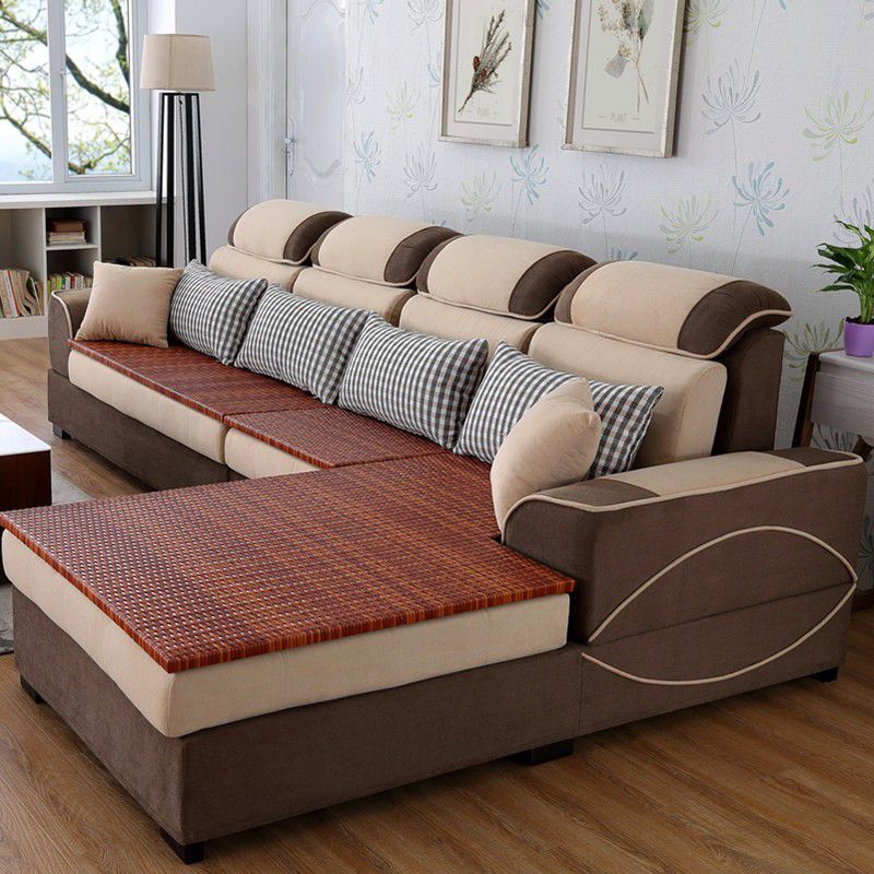 125.98" W √ó 70.87" D √ó 35.43" H High Back Square Arm Sectional with Slipcovered Clearhalo 'furn' 'furn_sectionals' 'Furniture' 'furniture_sectionals' 'Living Room Furniture' 'Sectionals' 1200x1200_f3c52e90-2c6d-401c-8f79-8ee355b3b8fb