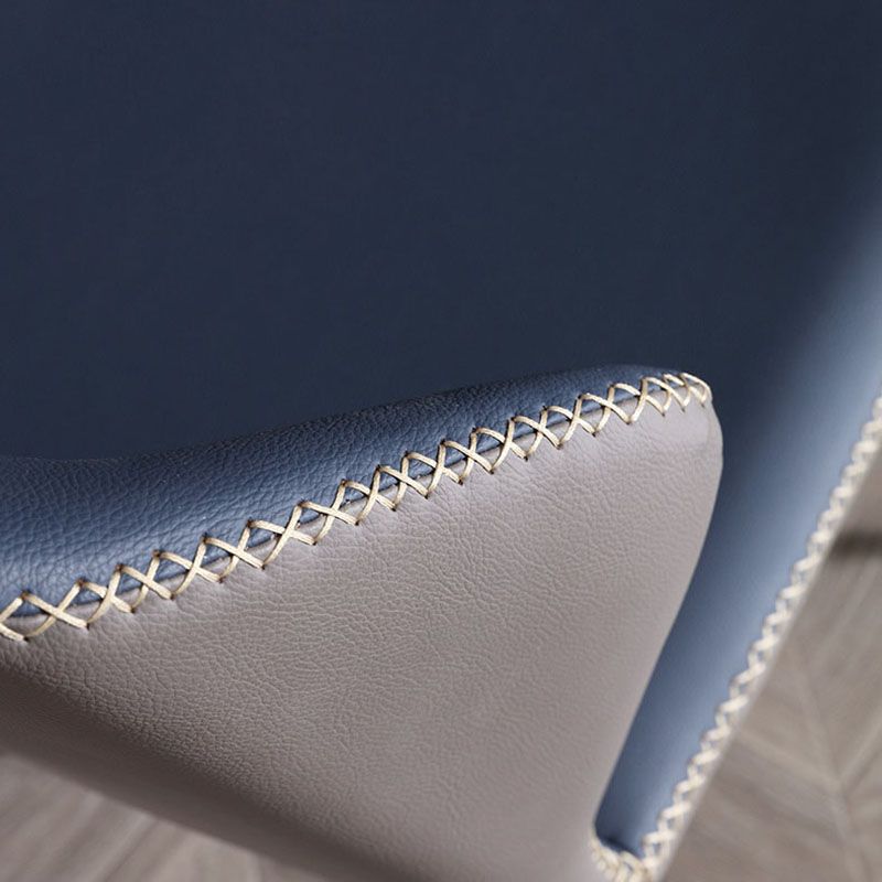 Contemporary Conference Room Wingback Side Chair Leather Dining Chair Clearhalo ' kitchen&dining_furn' 'Dining Chairs' 'Dining Tables & Seating' 'dining_chair' 'furn' 'furn_dining_chair' 'Furniture' 'furniture_dining_chair' 'Kitchen & Dining Furniture' 'kitchen' 1200x1200_f3c58ee6-ed31-493c-b9df-5e82d86a7d4b