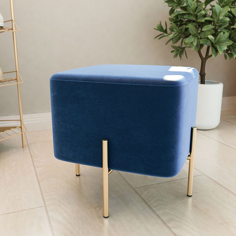 Leisure Velvet Pouf Ottoman Plain Square Water Resistant Ottoman Taverna Clearhalo 'furn' 'furn_ottomans_poufs' 'Furniture' 'Living Room Furniture' 'Ottomans & Poufs' 'ottomans_poufs' 1200x1200_f3c68040-514a-4635-a7a7-dfe1666040ca