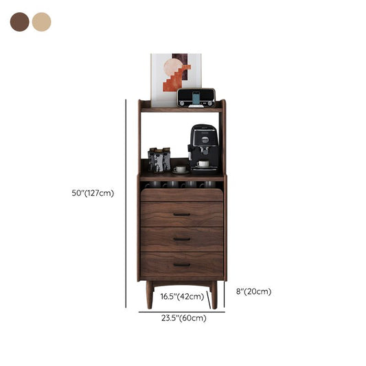 Scheda domestica in stile contemporaneo in legno con cassetti