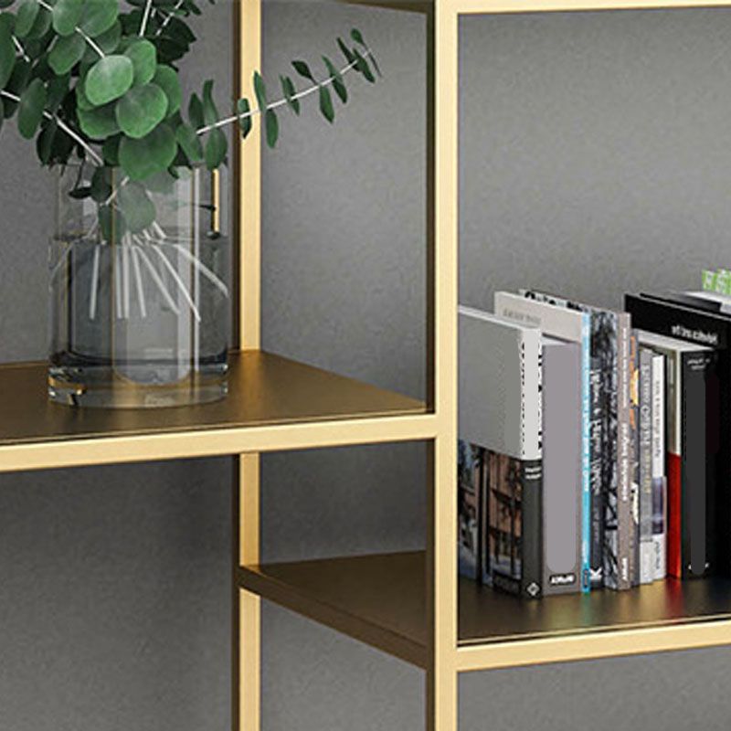 Libreria moderna in metallo etagere libreria a ripiana aperta in brunale-70,8 "h x 11,8" w