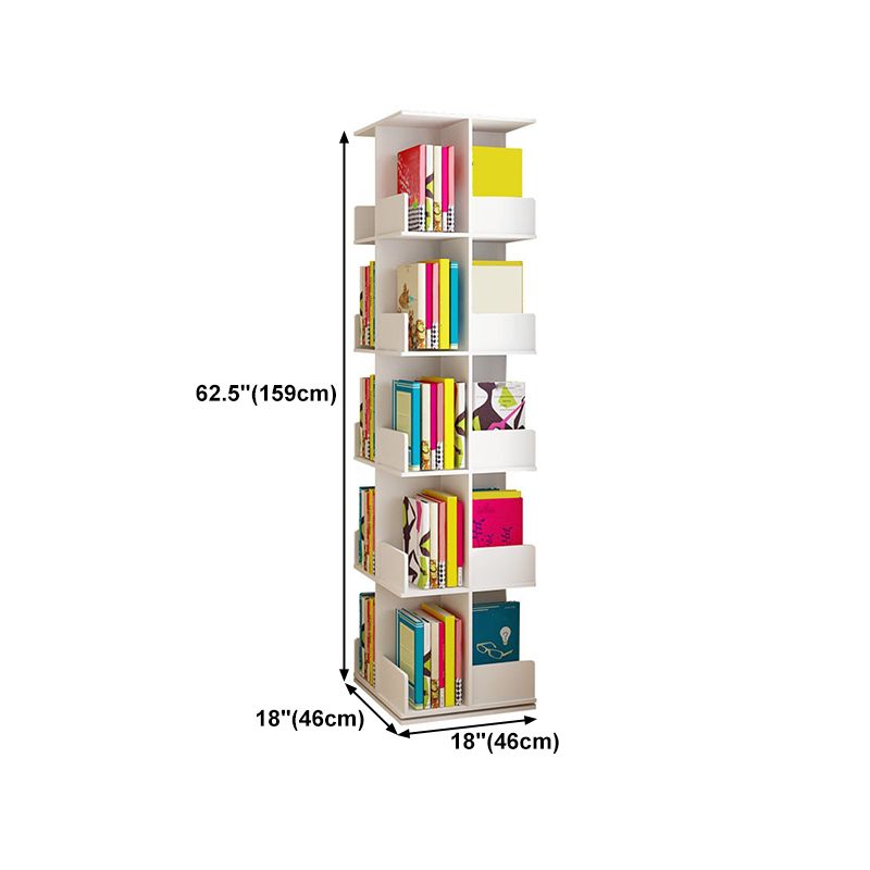 Modern Manufactured Wood Bookcase White Closed Bookshelf for Living Room Clearhalo 'Bookcases' 'furn' 'furn_bookcases' 'Furniture' 'Office Furniture' 1200x1200_f3c9b7d7-bb41-4252-bff0-63fad5171e41