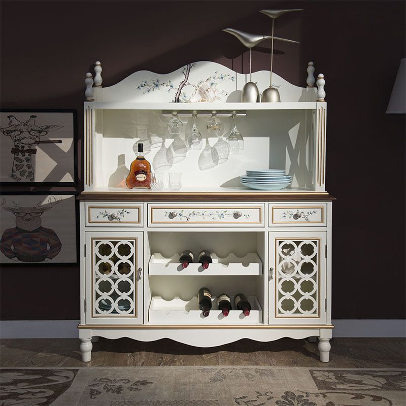 Glam Dining Buffet Birch Buffet Table with Doors for Dining Room Clearhalo 'buffet_sideboard' 'Buffets & Sideboards' 'furn' 'furn_buffet_sideboard' 'Furniture' 'Kitchen & Dining Furniture' 1200x1200_f3cd5950-fe7a-47f4-9e64-20c7bc4e87c8