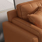 33" Wide Contemporary Sleeper Sofa Futon Orange Sleeper Sofa