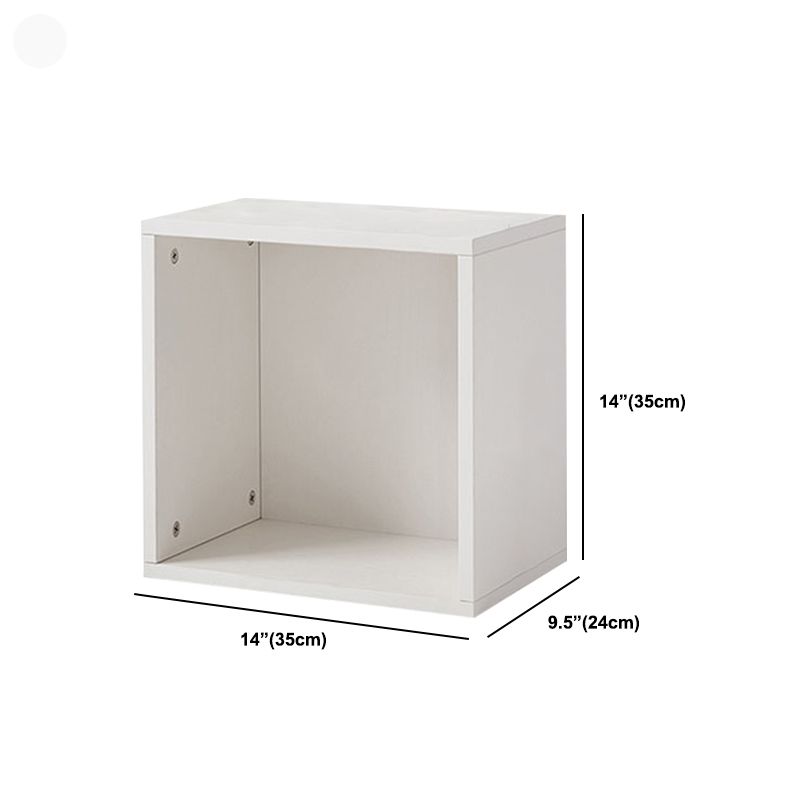 9.45 "W Cube ingegnerizzato in legno in legno libreria contemporanea per soggiorno