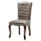 French Country Armless Dining Chairs PU Leather Upholstered Dining Side Chairs Clearhalo ' kitchen&dining_furn' 'Dining Chairs' 'Dining Tables & Seating' 'dining_chair' 'furn' 'furn_dining_chair' 'Furniture' 'furniture_dining_chair' 'Kitchen & Dining Furniture' 'kitchen' 1200x1200_f3d18517-db04-477b-a52f-7bed4b093a21