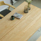 Rectangle Solid Wood Dining Table Modern Acrylic Double Pedestal Table Clearhalo 'Dining Tables & Seating' 'Dining Tables' 'dining_table' 'furn' 'furn_dining_table' 'Furniture' 'Kitchen & Dining Furniture' 1200x1200_f3d23a35-6bfc-4908-a0af-286e83ea4e5f