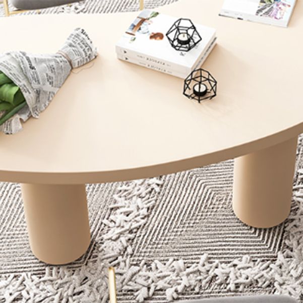 Legno massiccio di scrittura di scrittura a forma non convenzionale per ufficio