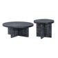 Contemporary Wooden Coffee Table Round Espresso Wood Cocktail Table Clearhalo 'Coffee & Accent Tables' 'Coffee Tables' 'coffee_tables' 'furn' 'furn_coffee_tables' 'Furniture' 'Living Room Furniture' 1200x1200_f3d4ad93-1278-4826-abdb-1b45f36e0ad4