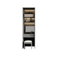 Glass and Wood Wardrobe Armoire Contemporary Wardrobe Closet Clearhalo 'Armoires & Wardrobes' 'armoires_wardrobes' 'Bedroom Furniture' 'furn' 'furn_armoires_wardrobes' 'Furniture' 1200x1200_f3d50b98-6159-4b31-a45f-7cc290b43188