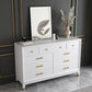 Ultra-Modern Double Dresser White Storage Chest Dresser for Bedroom Clearhalo 'Bedroom Furniture' 'Dressers & Chests' 'dressers_chests' 'furn' 'furn_dressers_chests' 'Furniture' 1200x1200_f3d565ad-a59d-4738-84ab-ed5f32e49007