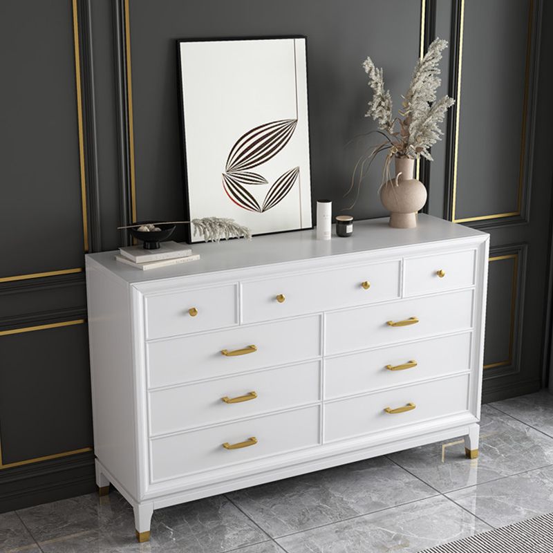 Ultra-Modern Double Dresser White Storage Chest Dresser for Bedroom Clearhalo 'Bedroom Furniture' 'Dressers & Chests' 'dressers_chests' 'furn' 'furn_dressers_chests' 'Furniture' 1200x1200_f3d565ad-a59d-4738-84ab-ed5f32e49007