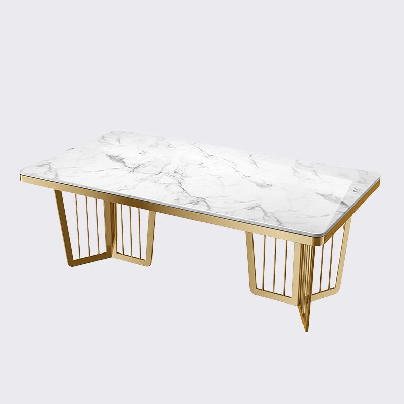 Tavolo da pranzo di lusso tradizionale tavolo da pranzo rettangolo in marmo nero per casa