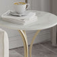 Glam Metal Side End Table Pedestal Round Sofa Side Accent Table Clearhalo 'Coffee & Accent Tables' 'End & Side Tables' 'end_side_tables' 'furn' 'furn_end_side_tables' 'Furniture' 'Living Room Furniture' 1200x1200_f3d76dcf-43bd-44b7-aa68-0ff5f228e05b