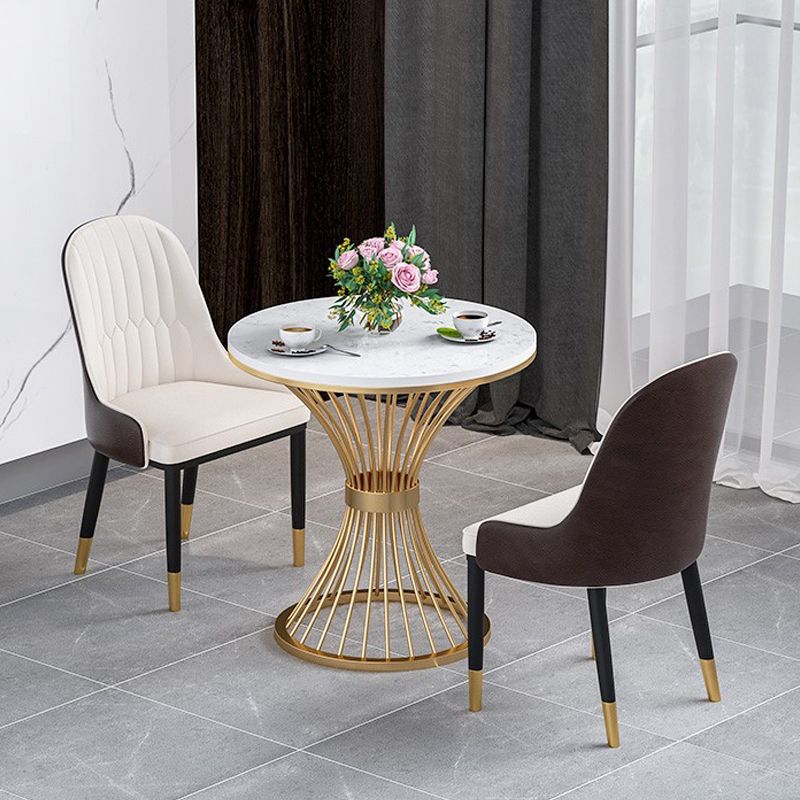 1/2/3/4/5 Pcs Metal Glam Dining Room Set with Round Table Dinette Set Clearhalo 'Dining Room Sets' 'Dining Tables & Seating' 'dining_room_set' 'furn' 'furn_dining_room_set' 'Furniture' 'furniture_dining_room_set' 'Kitchen & Dining Furniture' 'kitchen&dining_furn' 'kitchen' 1200x1200_f3d7eb67-4888-4e98-9ca6-b01ea80353a2