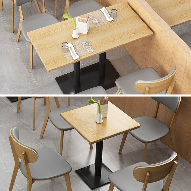 Industrial Style Dining Table Home Kitchen Dinner Furniture with Black Metal Base Clearhalo ' dining_table' 'Dining Tables & Seating' 'Dining Tables' 'furn' 'furn_dining_table' 'Furniture' 'furniture_dining_table' 'Kitchen & Dining Furniture' 'kitchen&dining_furn' 'kitchen' 'kitchen_dining_table' 1200x1200_f3da2e81-5dcb-45d1-af80-e0c347d59689