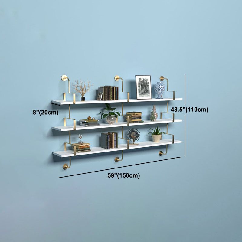 7.87"W Bookshelf Glam Style Wall Mounted Solid Wood Bookcase for Office Study Room Clearhalo 'Bookcases' 'furn' 'furn_bookcases' 'Furniture' 'furniture_bookcases' 'kitchen' 'kitchen_bookcases' 'Living Room Furniture' 'Office Furniture' 1200x1200_f3da35d8-95de-4016-bfef-7093e6deec8e
