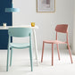 Scandinavian Plastic Restaurant Side Chair Candy Colors Open Back Dining Chair Clearhalo ' kitchen&dining_furn' 'Dining Chairs' 'Dining Tables & Seating' 'dining_chair' 'furn' 'furn_dining_chair' 'Furniture' 'furniture_dining_chair' 'Kitchen & Dining Furniture' 'kitchen' 1200x1200_f3dcc1e7-4273-4ea8-9490-84fa8e7588a1