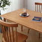 Contemporary Style Dining Table with Fixed Solid Wood Dining Table and Chairs for Home Use Clearhalo 'Dining Room Sets' 'Dining Tables & Seating' 'dining_room_set' 'furn' 'furn_dining_room_set' 'Furniture' 'furniture_dining_room_set' 'Kitchen & Dining Furniture' 'kitchen&dining_furn' 'kitchen' 1200x1200_f3defe1e-339a-4422-8a7f-88f601fb248f