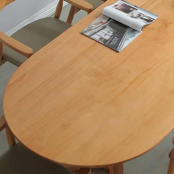 Oval Shape Meeting Table Simplicity Solid Wood Writing Desk for Home Office Clearhalo 'furn' 'furn_office_desk' 'Furniture' 'Office Desks' 'Office Furniture' 'office_desk' 1200x1200_f3e006bc-9ae1-4299-ad8f-b7ac904ad6df