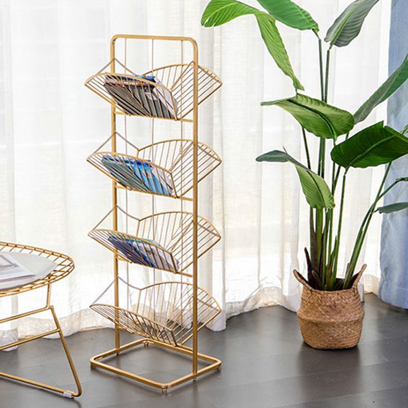 Metal Geometric Bookcase Industrial Book Shelf for Home Office Clearhalo 'Bookcases' 'furn' 'furn_bookcases' 'Furniture' 'furniture_bookcases' 'kitchen' 'kitchen_bookcases' 'Living Room Furniture' 'Office Furniture' 1200x1200_f3e10c22-a3ae-4c6b-aa03-fe1edff1727f