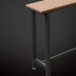 Ensemble de Table de Bar moderne 1/5 pièces, Table de comptoir rectangulaire en plastique et bois avec tabourets hauts