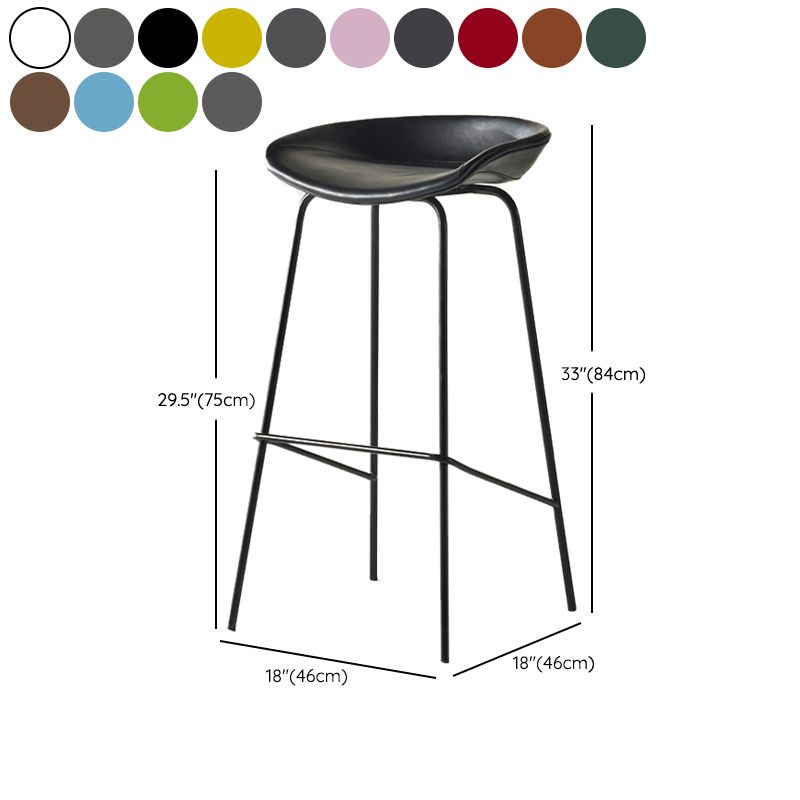 Sgabello da bar in ferro con bancone senza braccio moderno sgabello da bar con pedale per caffè