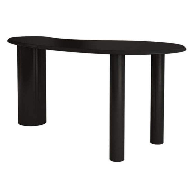 Contemporary Style Writing Desk Curved Bedroom and Office Desk Clearhalo 'furn' 'furn_office_desk' 'Furniture' 'Office Desks' 'Office Furniture' 'office_desk' 1200x1200_f3e55c68-1b82-479e-8bd2-cc1f7ea89362