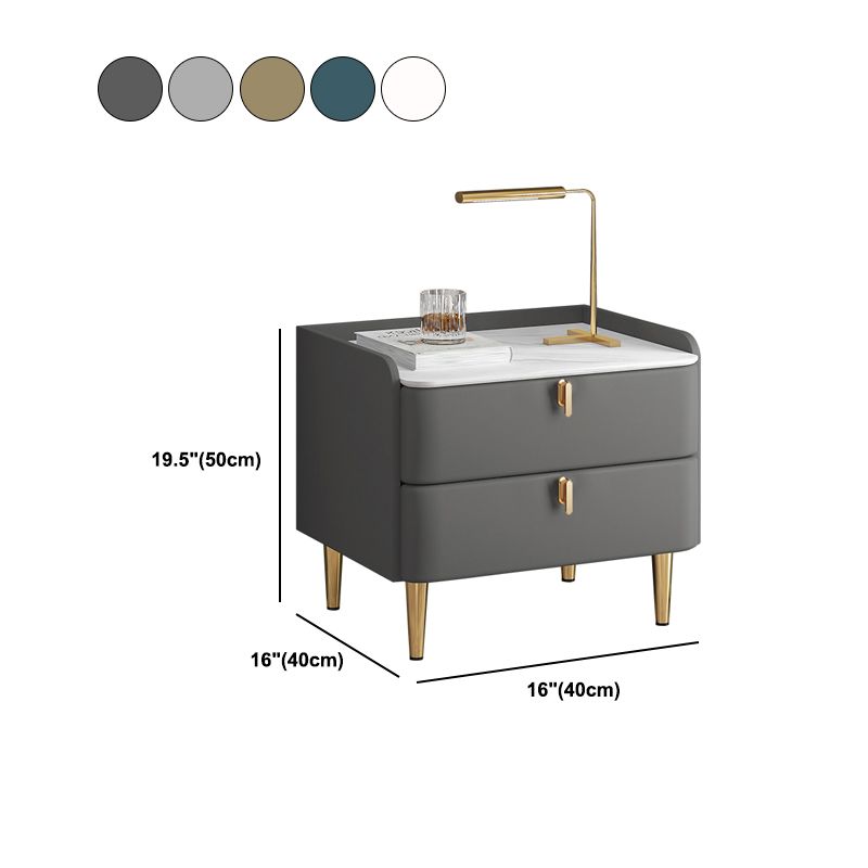 Da 20 "tavolo da notte in legno massiccio in legno massiccio in legno massiccio con 4 gambe