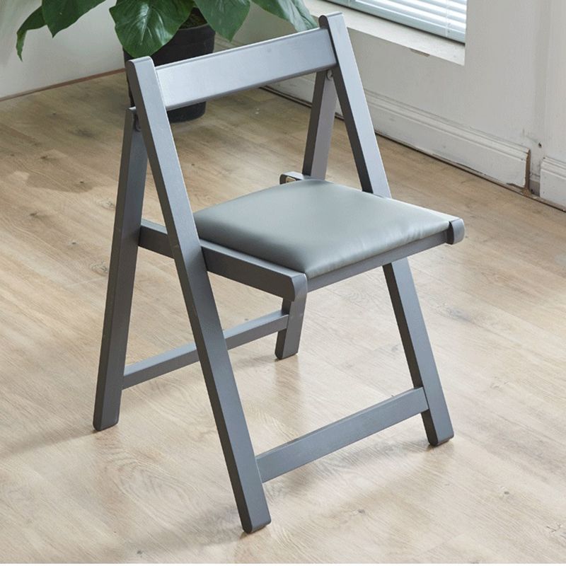 Nordic Style Wood Chair Open Back Dining Side Chair for Dining Room in Gray Clearhalo 'Dining Chairs' 'Dining Tables & Seating' 'dining_chair' 'furn' 'furn_dining_chair' 'Furniture' 'furniture_dining_chair' 'Kitchen & Dining Furniture' 1200x1200_f3e94d09-8ea3-4145-aace-fe16e7547f7d