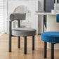 Contemporary Velvet Dining Chair Metal Dining Armless Chair for Restaurant Use Clearhalo ' kitchen&dining_furn' 'Dining Chairs' 'Dining Tables & Seating' 'dining_chair' 'furn' 'furn_dining_chair' 'Furniture' 'furniture_dining_chair' 'Kitchen & Dining Furniture' 'kitchen' 1200x1200_f3e9f9b7-27d1-4fae-95f8-c81725dbf6bf