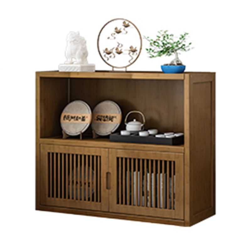 Brown Shelf Bookcase with Doors Vertical Bookshelf for Study Room Clearhalo 'Bookcases' 'Furniture' 'furniture_bookcases' 'Office Furniture' 1200x1200_f3ed4068-471b-4e69-8e49-b77b80a007e2