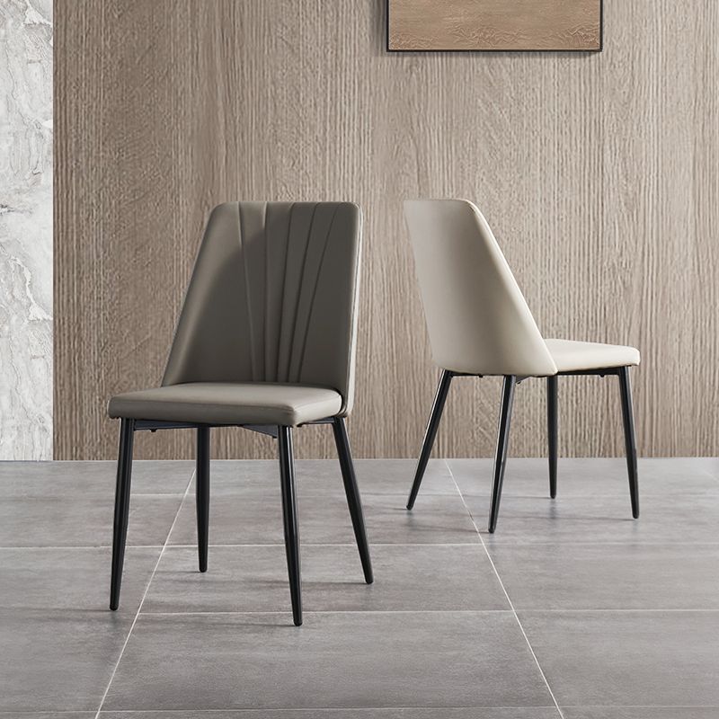 Mattes Finish Stone Esstisch Set für zu Hause 02.05.7 PCs Modernes Dinette Set