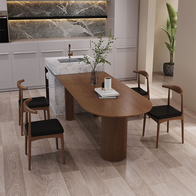 Free Form Solid Pinewood Table Simplicity 3 Legs Table for Dining Room Clearhalo ' dining_table' 'Dining Tables & Seating' 'Dining Tables' 'furn' 'furn_dining_table' 'Furniture' 'furniture_dining_table' 'Kitchen & Dining Furniture' 'kitchen&dining_furn' 'kitchen' 'kitchen_dining_table' 1200x1200_f3f15289-c4d0-4dc8-a846-b03f68f8d9c2