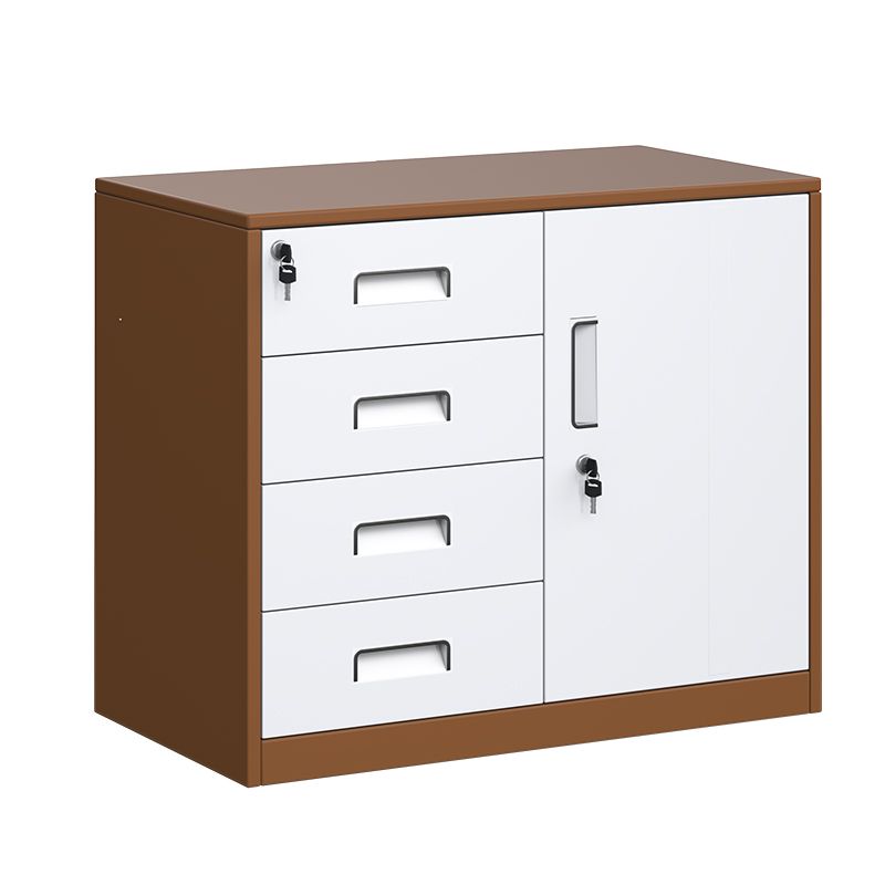 Contemporary Style Lateral Filing Cabinet Metal Filing Cabinet with Locking Storage Clearhalo 'Filing Cabinets' 'filling_cabinets' 'furn' 'furn_filling_cabinets' 'Furniture' 'Office Furniture' 1200x1200_f3f16da0-e788-45cd-b671-57c875710d77