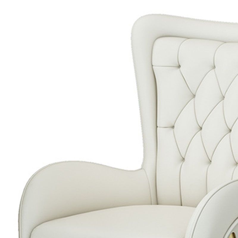 Mid Back Iron Base Office Chair Upholstered Task Chair with 4-Leg Clearhalo 'furn' 'furn_office_chair' 'Furniture' 'Office Chairs' 'Office Furniture' 'office_chair' 1200x1200_f3f27617-28a1-4f5a-b807-85c8cfd7e58c