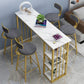 Glam Style Rectangle Wood Bar Height Pub Table for Living Room Clearhalo 'Bar Furniture' 'Bar Tables' 'bar_tables' 'furn' 'furn_bar_tables' 'Furniture' 'Kitchen & Dining Furniture' 1200x1200_f3f525f1-86cb-4698-8d81-cb4cf67f347b