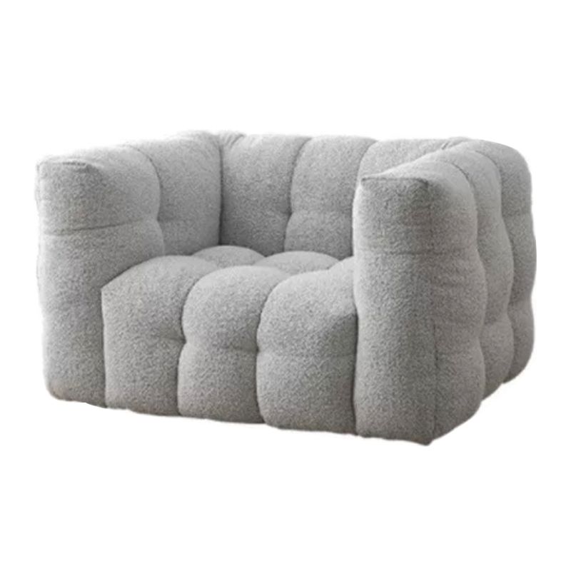Sofa with Pillow Back with Wool/imitation Leather Beige Cushions Clearhalo 'furn' 'furn_sofas' 'Furniture' 'furniture_sofas' 'kitchen' 'kitchen_sofas' 'Living Room Furniture' 'Sofa' 'sofas' 1200x1200_f3f53f5f-c13c-4f4e-ab17-2c3feb8234e2