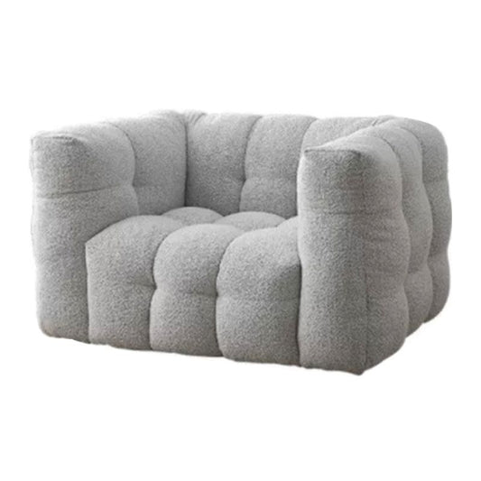 Sofa with Pillow Back with Wool/imitation Leather Beige Cushions Clearhalo 'furn' 'furn_sofas' 'Furniture' 'furniture_sofas' 'kitchen' 'kitchen_sofas' 'Living Room Furniture' 'Sofa' 'sofas' 1200x1200_f3f53f5f-c13c-4f4e-ab17-2c3feb8234e2