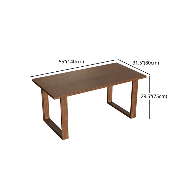 Modern 1/4/5 Pieces Rectangle Dining Set Solid Wood Dining Table with Chairs Clearhalo 'Dining Room Sets' 'Dining Tables & Seating' 'dining_room_set' 'furn' 'furn_dining_room_set' 'Furniture' 'furniture_dining_room_set' 'Kitchen & Dining Furniture' 'kitchen&dining_furn' 'kitchen' 1200x1200_f3f6455c-5804-4145-b8c0-77246d39ad82