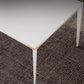 Modern Rectangle Dining Table Sintered Stone Dining Table with 4 White Legs Clearhalo ' dining_table' 'Dining Tables & Seating' 'Dining Tables' 'furn' 'furn_dining_table' 'Furniture' 'furniture_dining_table' 'Kitchen & Dining Furniture' 'kitchen&dining_furn' 'kitchen' 'kitchen_dining_table' 1200x1200_f3f66a31-cdeb-4376-b29a-2270b154506b